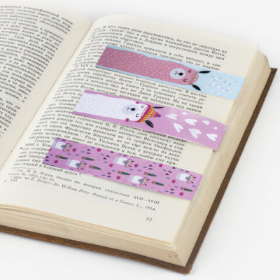 Закладки для книг с магнитом "ЛАМЫ", набор 6 шт., ЮНЛАНДИЯ - 59 руб. в alfabook