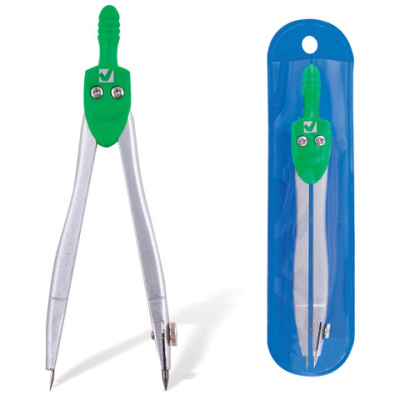 Циркуль BRAUBERG "Klasse", 115 мм, чехол, 210312 - 88 руб. в alfabook