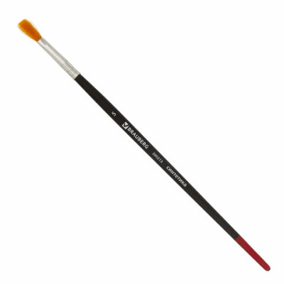 Кисть BRAUBERG, синтетика, плоская, № 5, 200213 - 61 руб. в alfabook