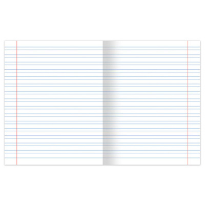 Тетрадь Зелёная 12 л. HATBER, узкая линия с полями, HATBER - 15 руб. в alfabook