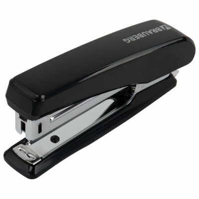 Степлер №10 BRAUBERG "Standard", до 20 листов, черный, 272754 - 266 руб. в alfabook