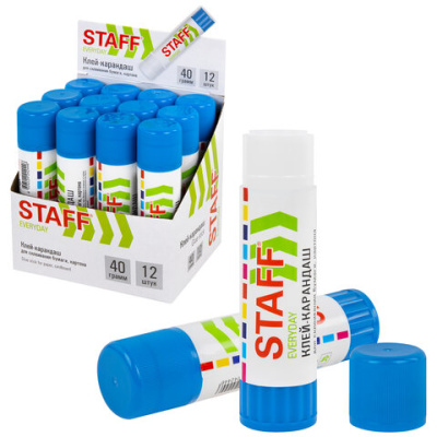 Клей-карандаш STAFF EVERYDAY, 40 г, 228665 - 35 руб. в alfabook