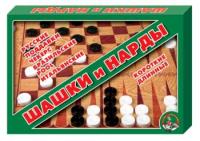 Настольная игра Шашки/Нарды - 371 руб. в alfabook