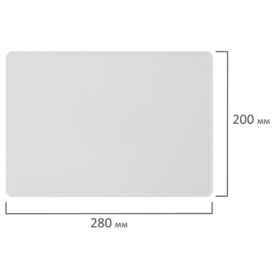 Доска для работы с пластилином А4, 280х200 мм, белая с бортиком, ПЧЕЛКА - 150 руб. в alfabook