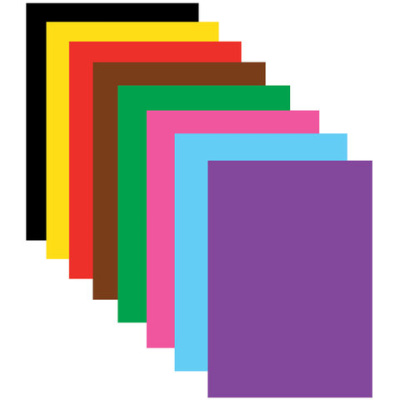 Цветная бумага А4, 16 листов, 8 цветов, на скобе, "Космос", BRAUBERG - 43 руб. в alfabook