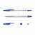 Ручка шариковая, Синяя, корпус прозрачный, толщ. письма 1 мм, ERICH KRAUSE - 17 руб. в alfabook